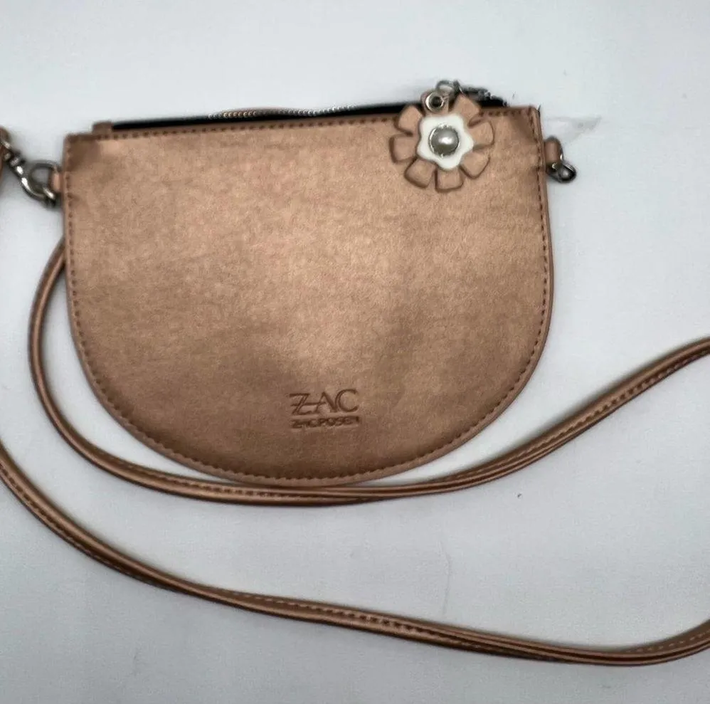 ZAC ZAC POSEN for Bloomingdale’s small beige pink shoulder or crossbody Tan - Image 14