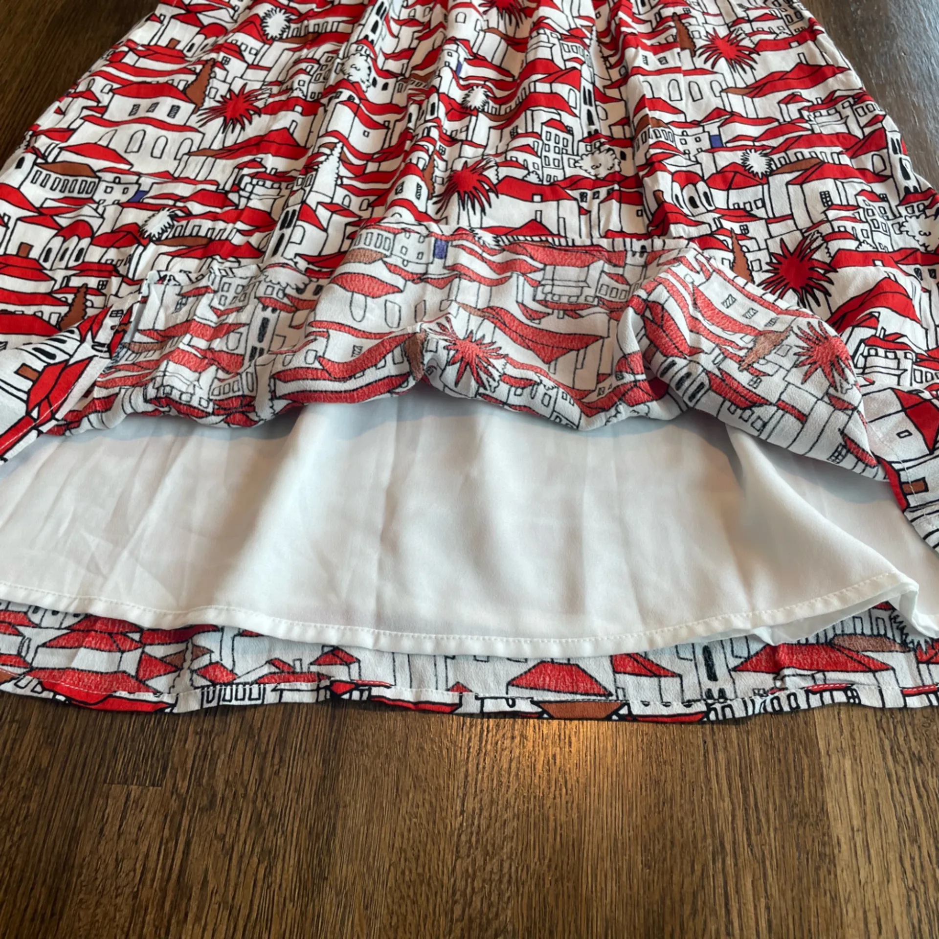 Anthropologie Porridge Getaway Santorini Greece Skirt - XS - Image 10