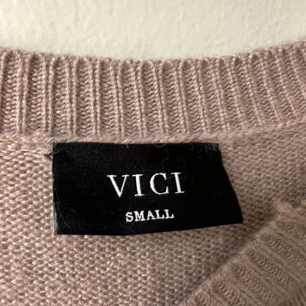 VICI  Wool Blend‎ Sweater Size Small - Image 2