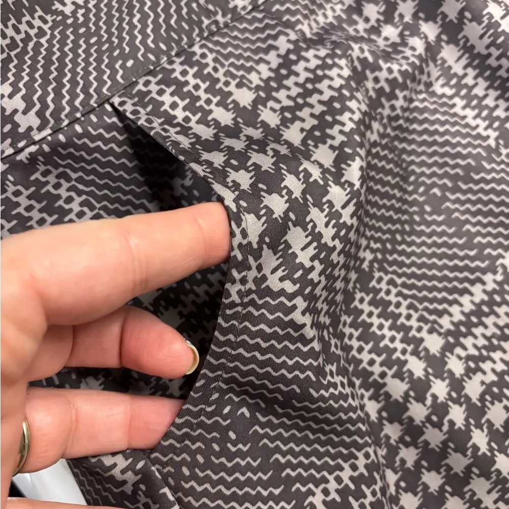 Lady Hagan Skort Skirt W Shorts Womens Size 10 Golf Tennis Active Gray Black - Image 7