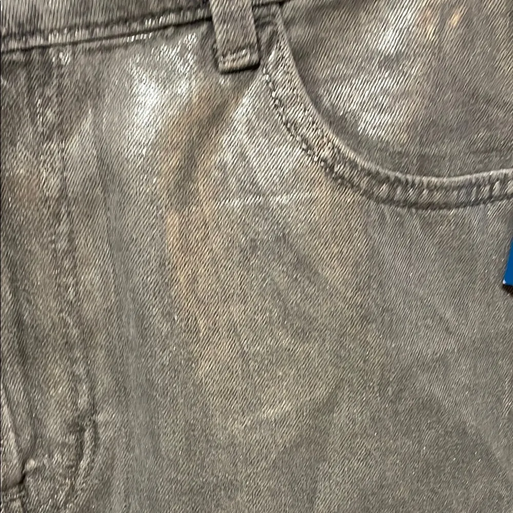 🥈🥈🥈BOGOHO 🥈🥈🥈Silver Metallic Mini Skirt for Casual Night Out-size 10 - Image 3