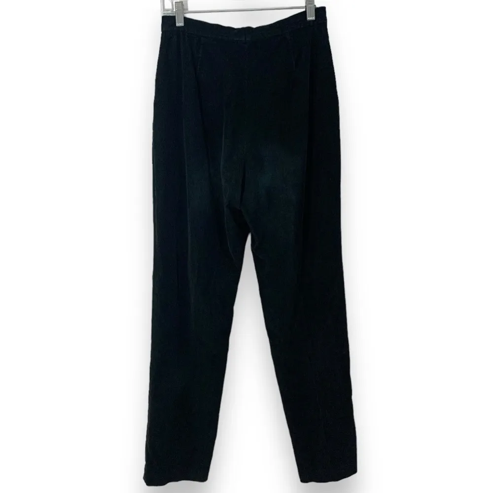 Vintage Bogner Black Corduroy Pants Size 8 - Image 9