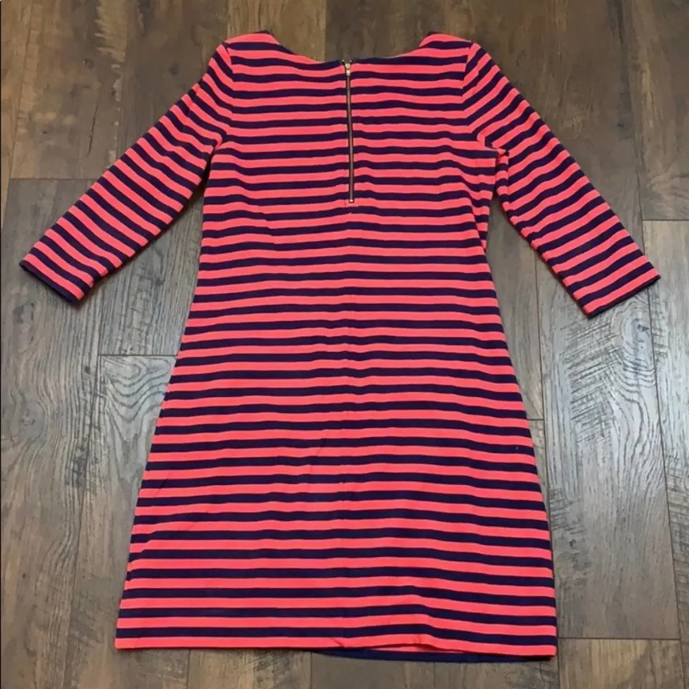 Lilly Pulitzer Charlene Striped Navy/Red Shirt Dress - Image 6