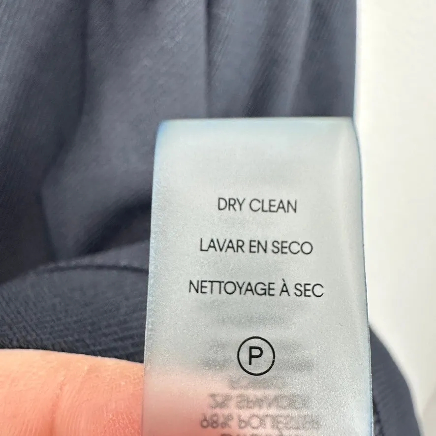 Calvin Klein Women's Navy Blue Collarless Suit Blazer Size 16W NWT Office Career - Image 8