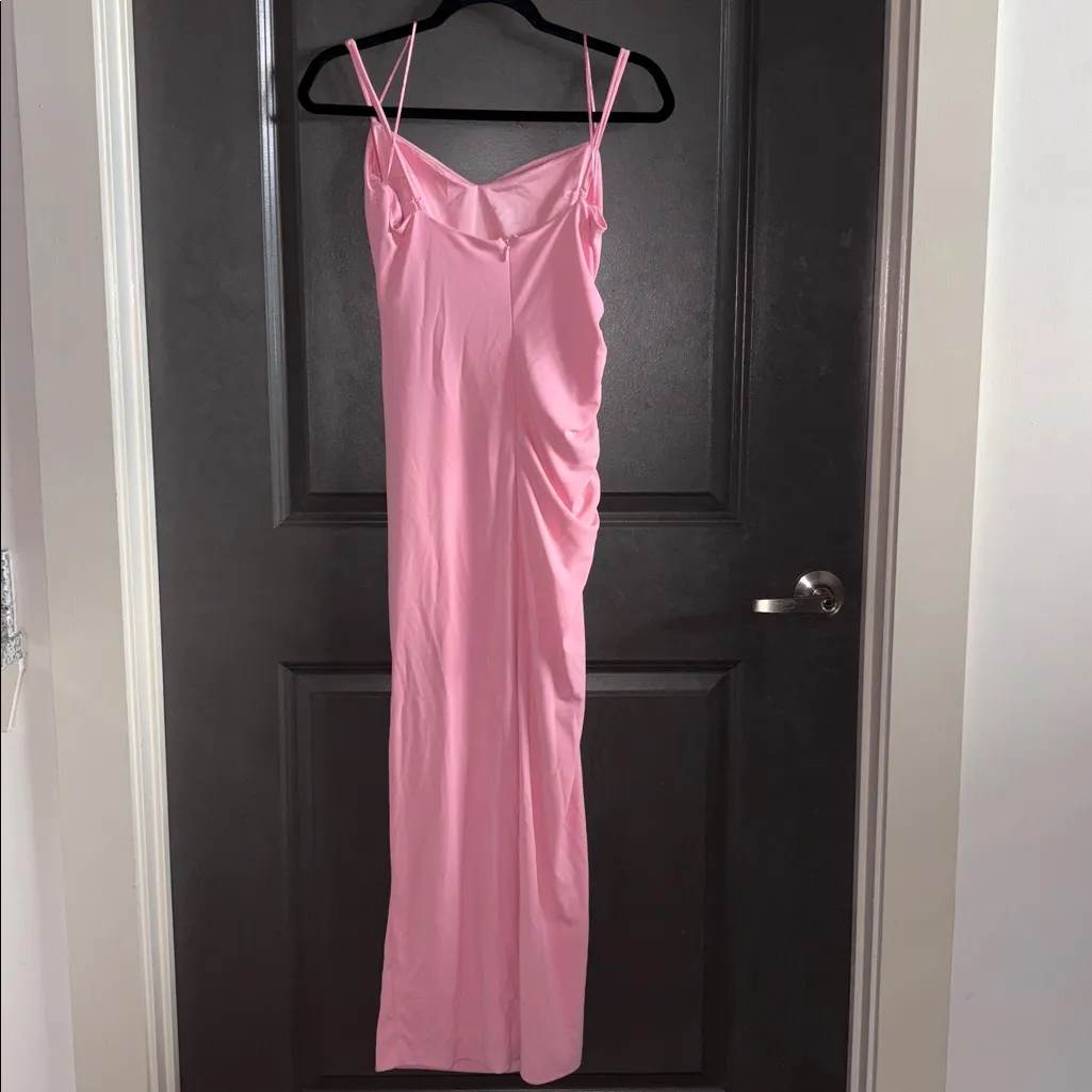 Zara Ruched Waist Midi Dress - Image 4