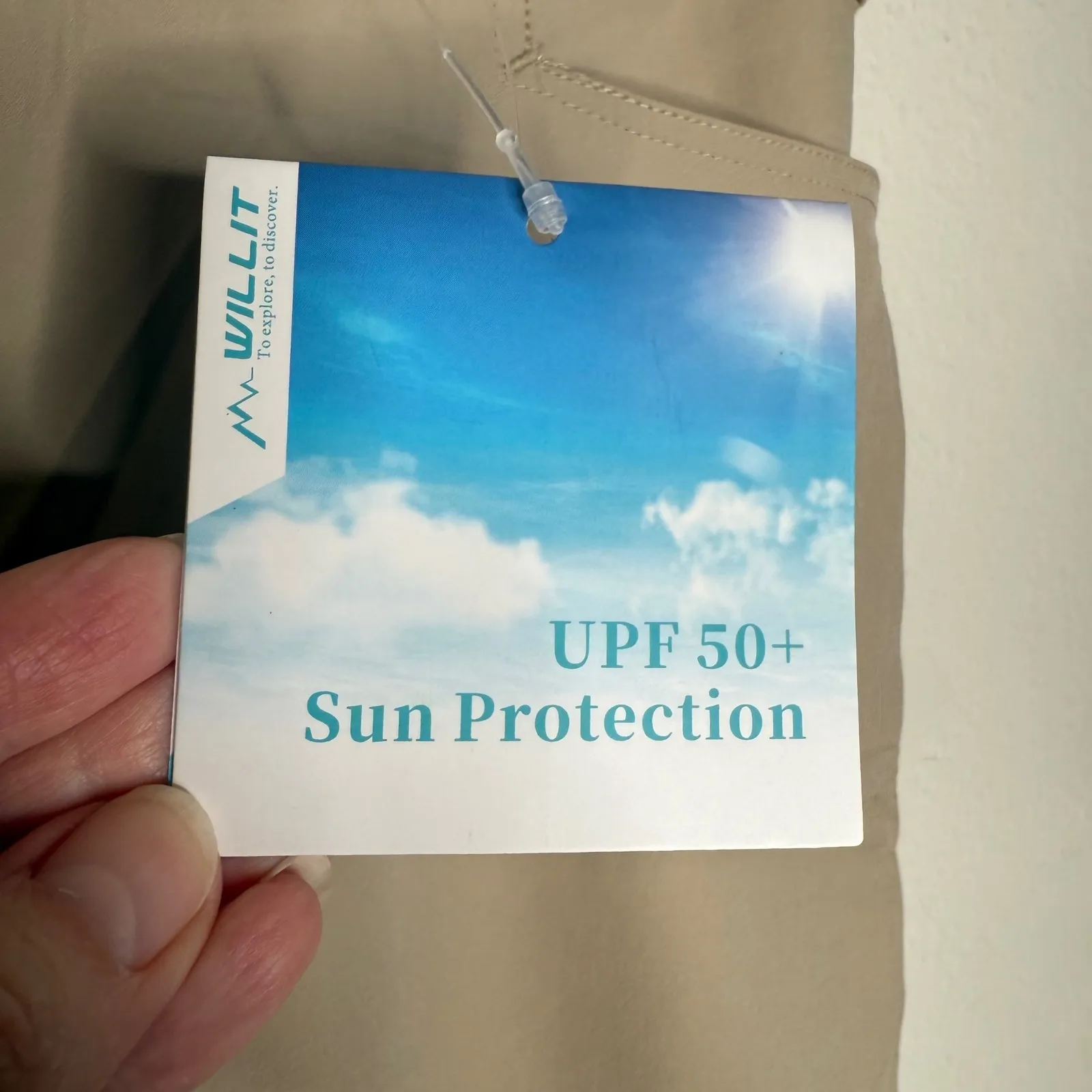 Willit UPF 50+ Sun Protection‎ Quick Dry Active Hiking Pants Sz 16 Tan - Image 3