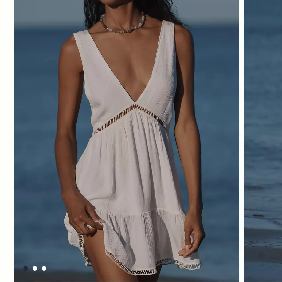 NWT Anthropologie Malai Salt Sleeveless Mini Swing Dress Sz M - Image 3