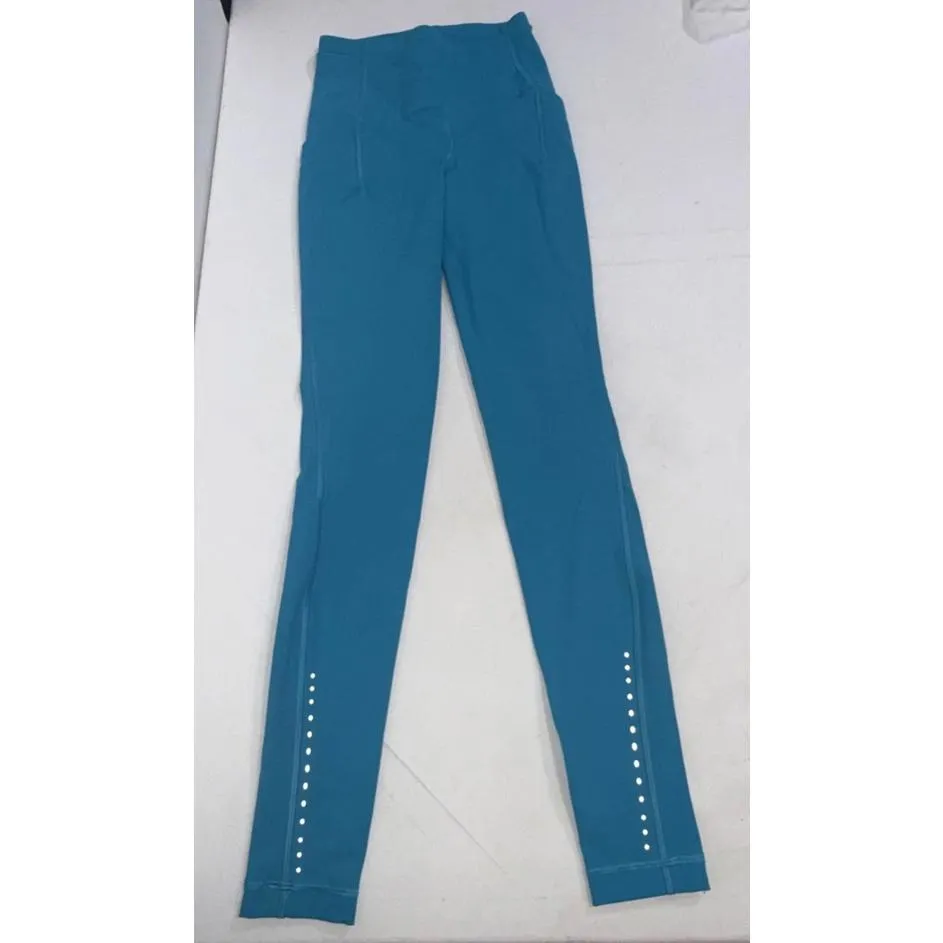 Lululemon Turquoise Tide Athletic Gym Swift Speed Mid - Image 5