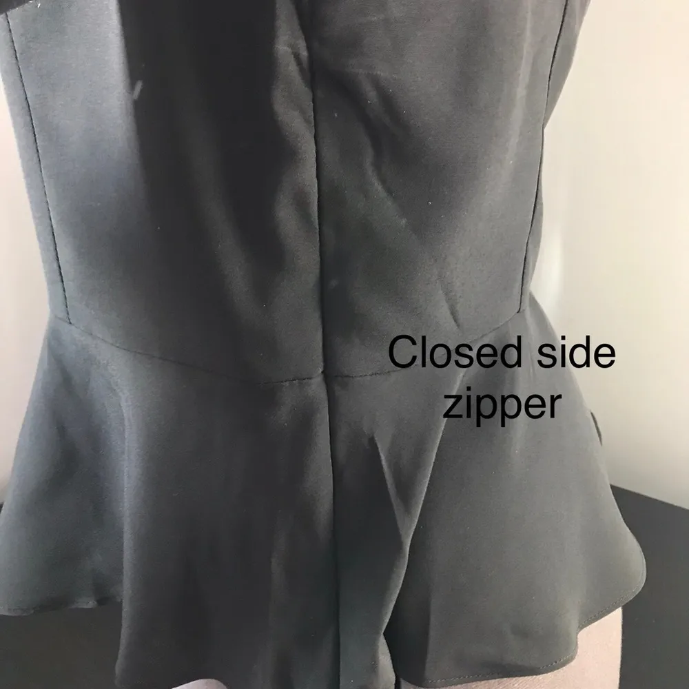 Forever 21 Black Top with sheer arms RUNS SMALL - Image 4