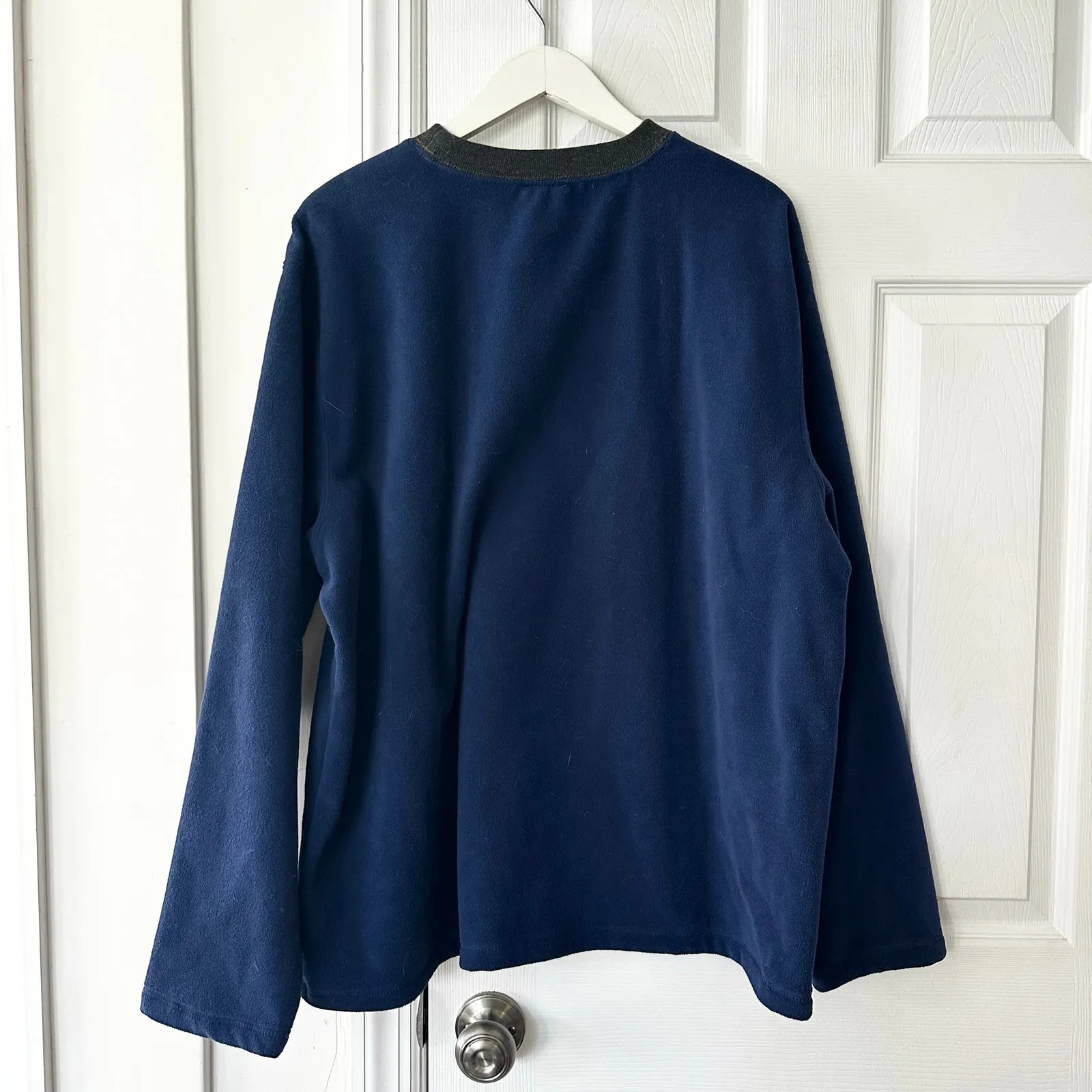 Disney Store Vintage Y2K Blue Fleece Tigger Always A Cool Cat Sweatshirt Large - Image 8