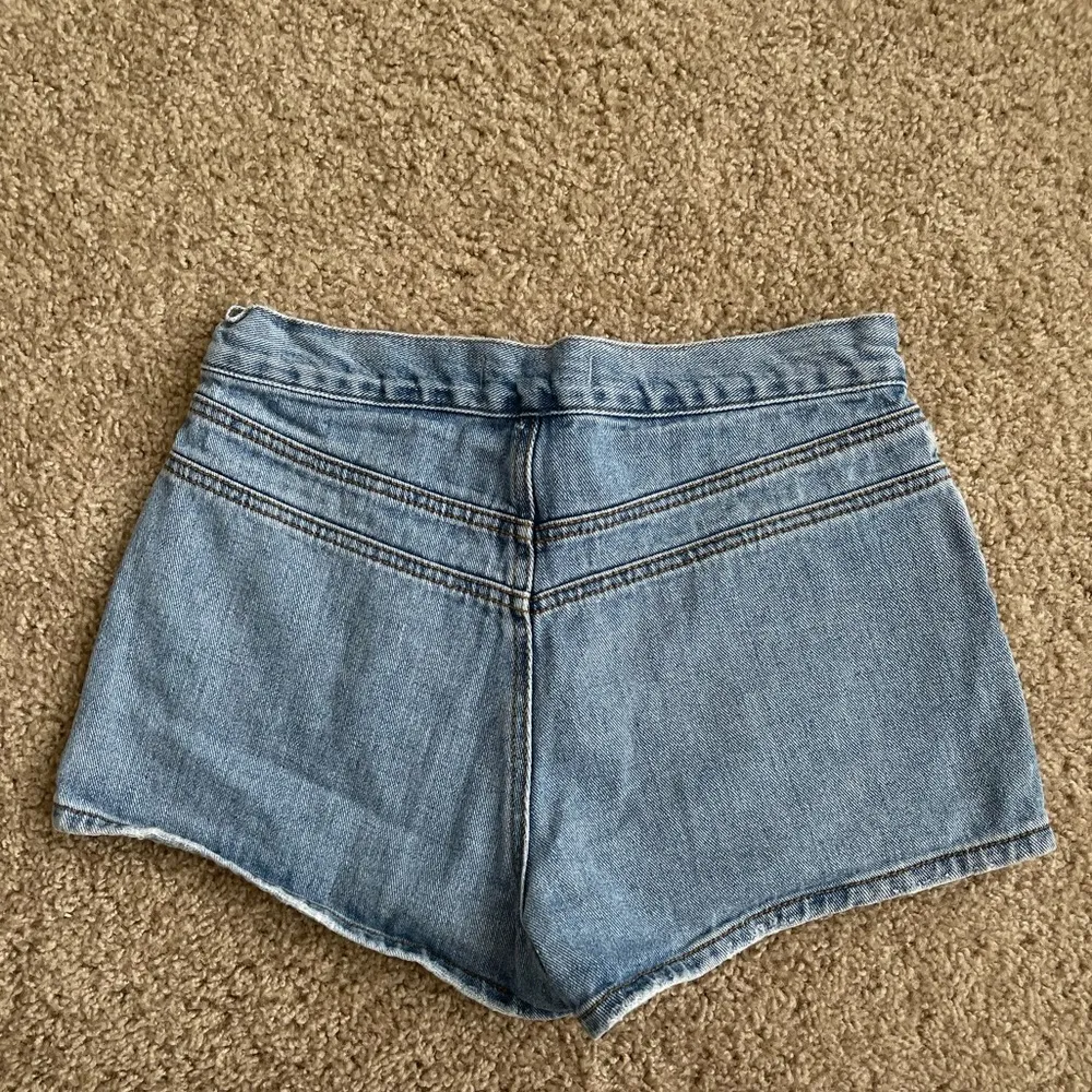 Bullhead Denim Mini Skirt Skort - Image 4