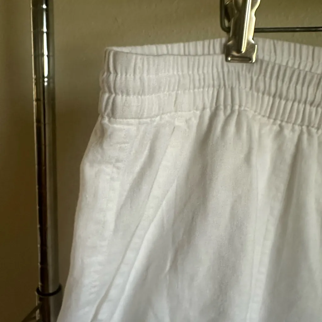 Kim Rogers White  Linen Pants. - Image 4