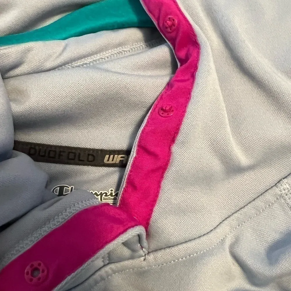 Champion pullover mock neck sweater blue‎ size L- champion warm control - Image 5