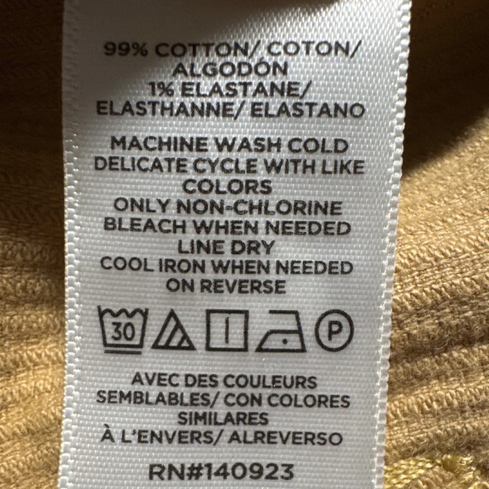 LOFT Corduroy‎ Pants Straight Leg Casual Everyday Comfort Size 33/16 - Image 4