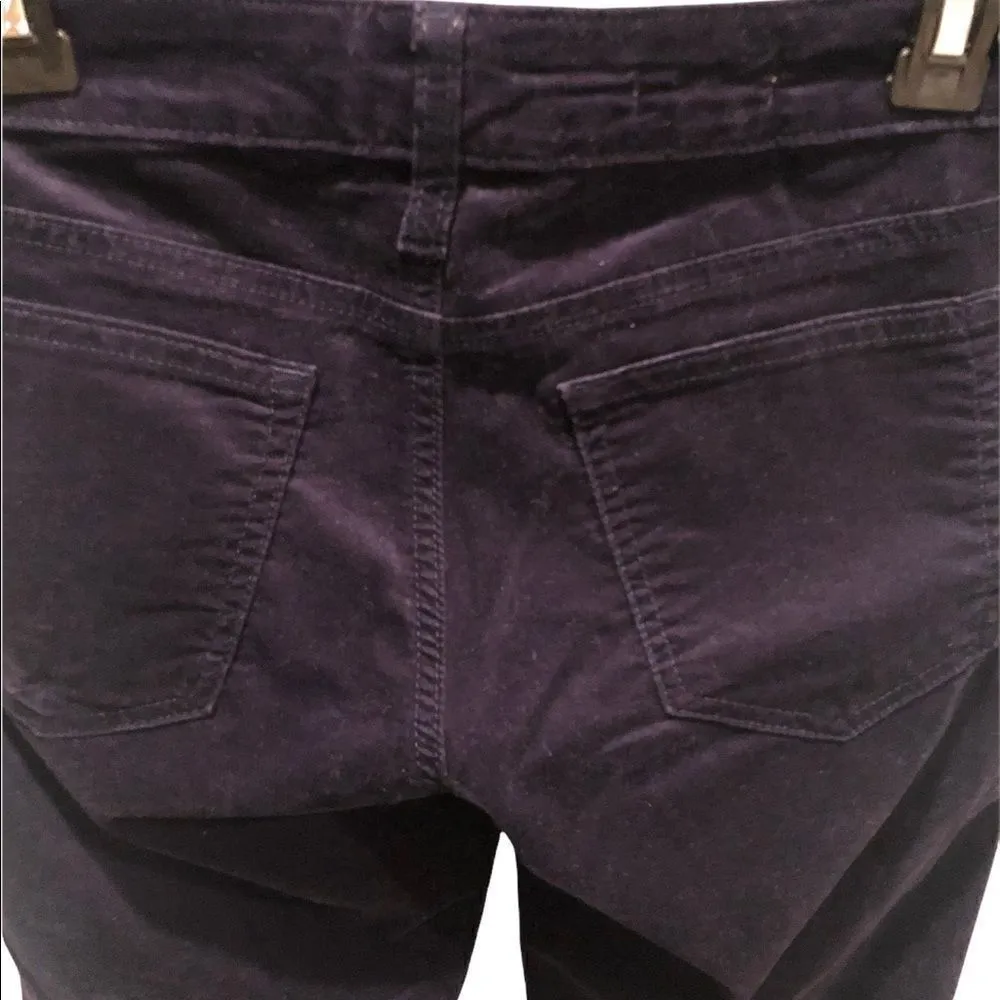 Gap 1969 Dark Navy  Velvet/Velour Women’s Jeans - Image 3