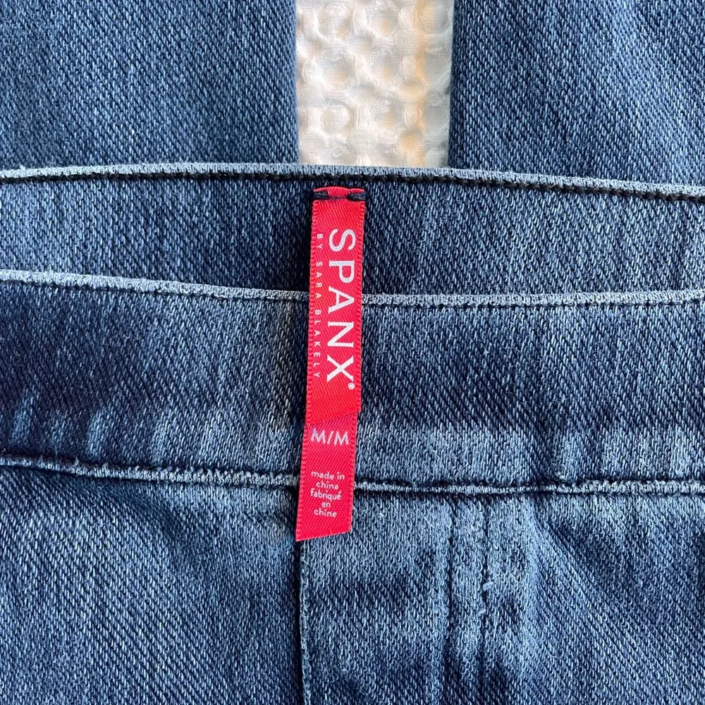 SPANX Jean-ish Ankle Leggings High Rise Skinny Jegging in Twilight Rinse Size M - Image 13