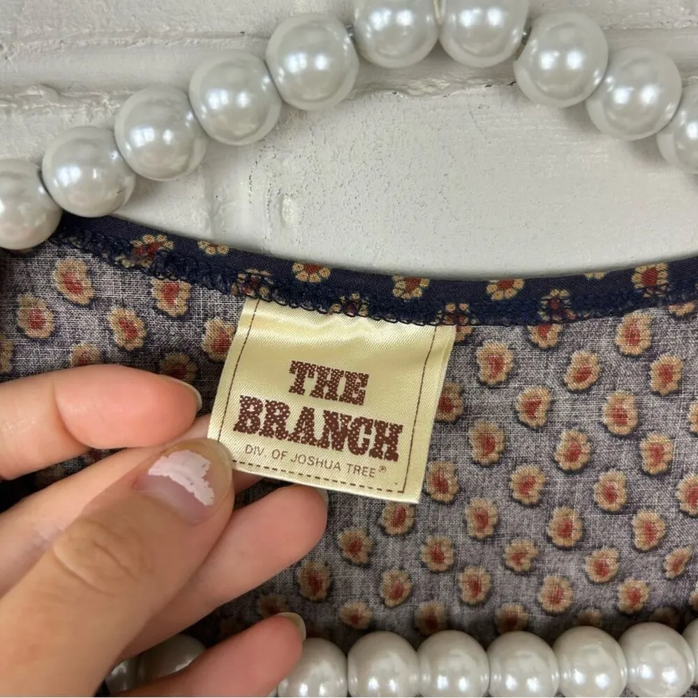 Vintage The Branch Div. Of Joshua Tree 70s Patterned Vest Sleeveless Top Purple Size XS - Image 4