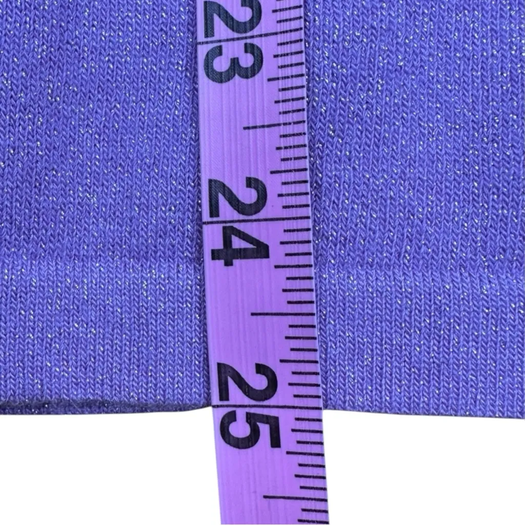 MICHAEL KORS Purple Cashmere Blend 2 PC Knit Set Size M - Image 8