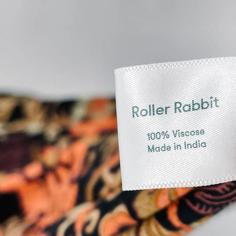 Roller Rabbit Rowen Maxi Dress Taos Floral Printed Oversized Dress Cover Up - Image 11