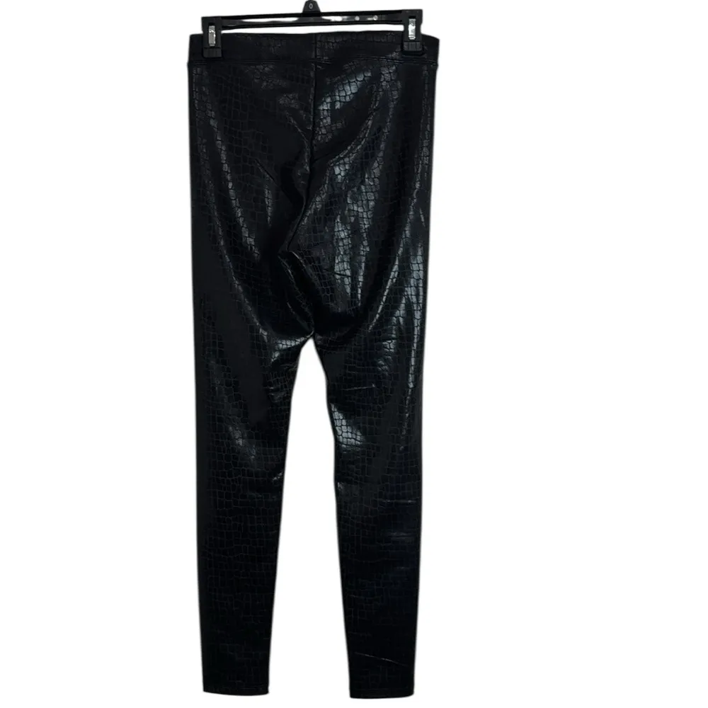 Express Embossed Snake print Leggings High Rise Black Size XS - Image 2