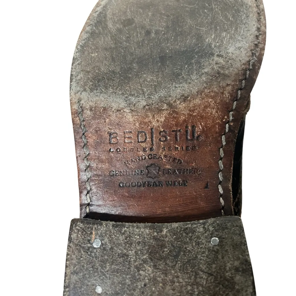 BED STU Lita Oxford Shoes Lace Up Distressed Wingtip Brogues Womens Size 9 - Image 6