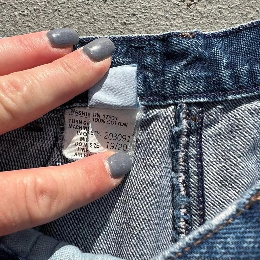 Vintage 90s Rockies High Rise pleated taper leg bareback cowgirl western jeans Blue Size undefined - Image 9