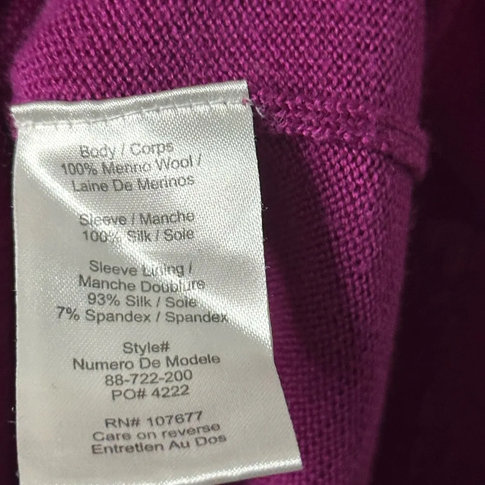 Alice + Olivia Merino Wool Silk Sleeve Top - Image 3