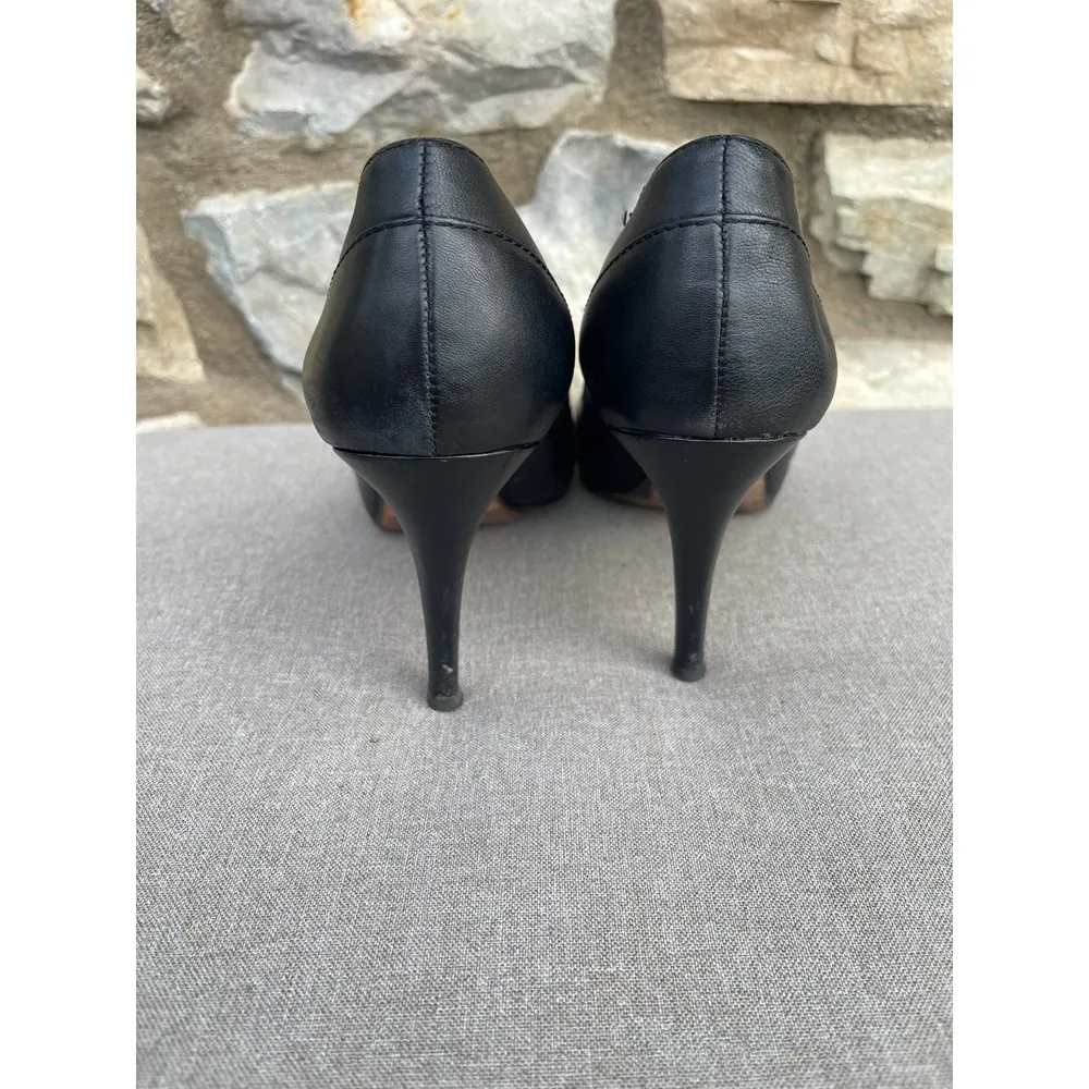 WHBM White House Black Market Scarlett 4-inch heels black & white size 10 - Image 5