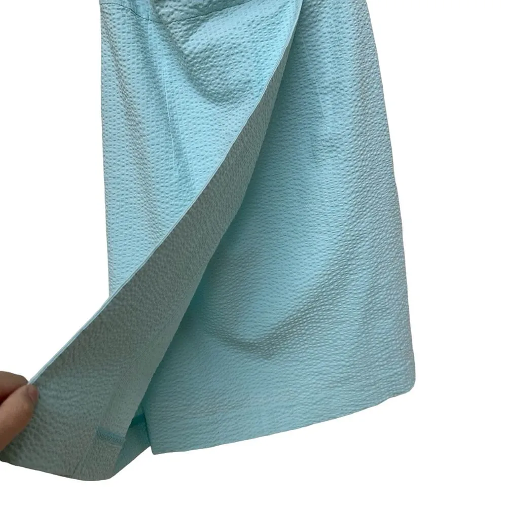 Vineyard Vines Seersucker Dress – Size 2 – Light Blue - Image 5