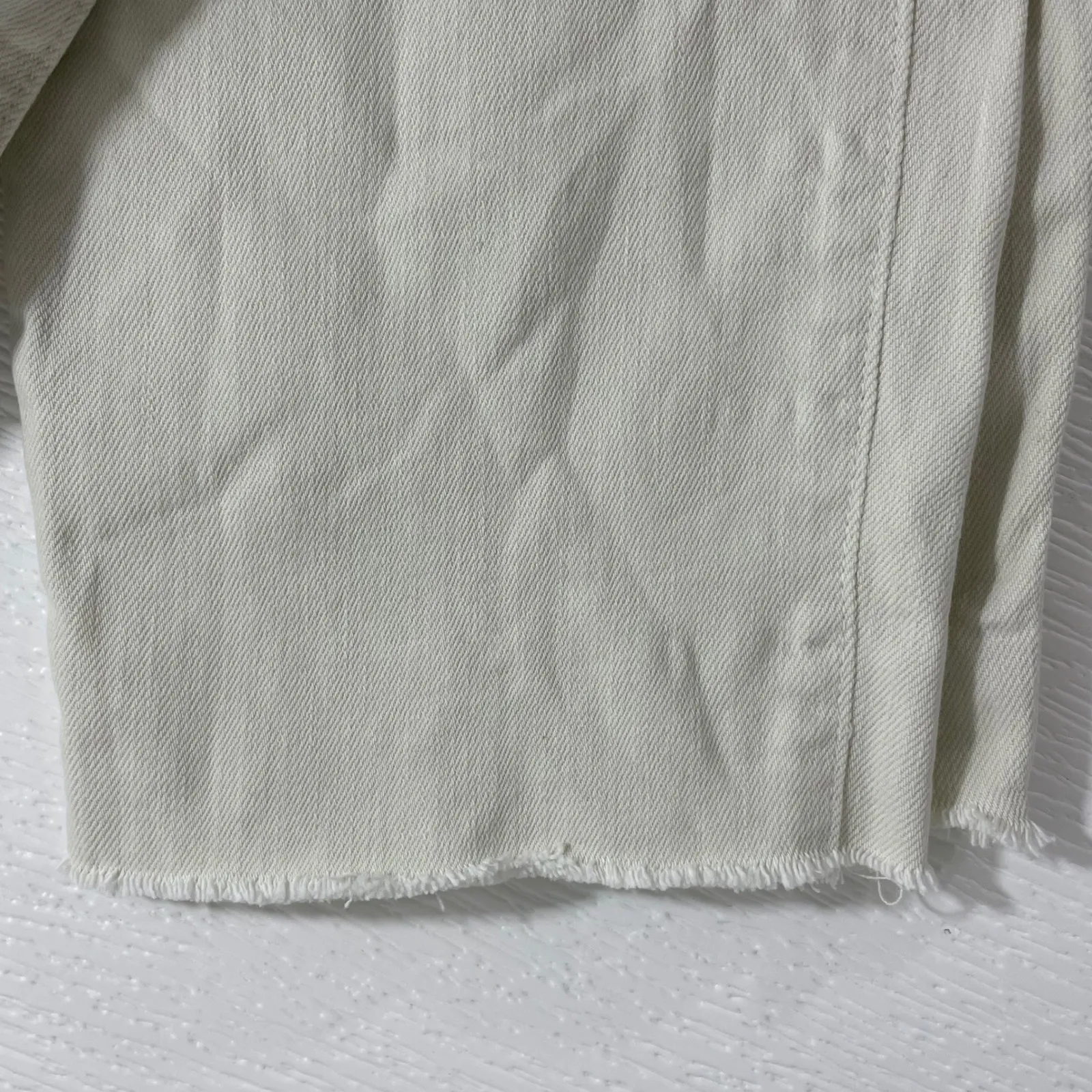 L'AGENCE Sada Jeans Size 29 Granite High Rise Slim Cropped Raw Hem Denim - Image 11