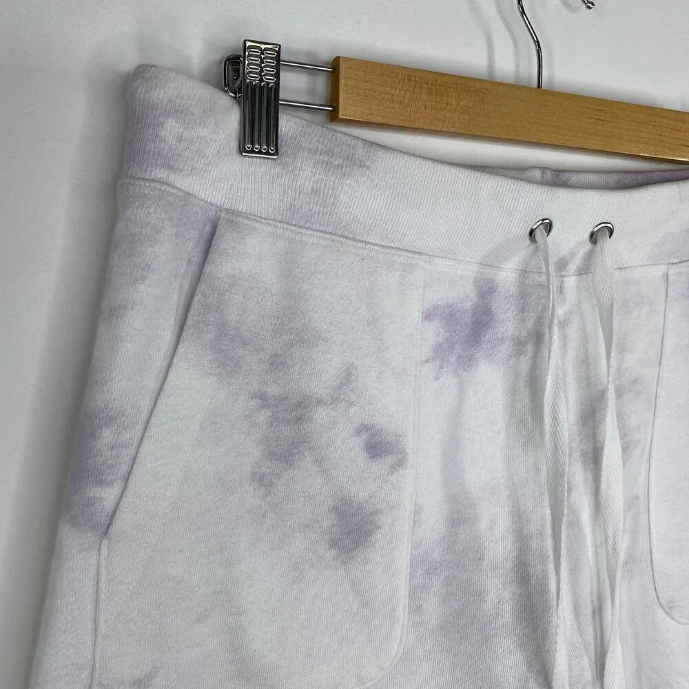 Rails Womens Tie Dye Lounge Shorts Size L NWT White Purple Casual Comfort - Image 4