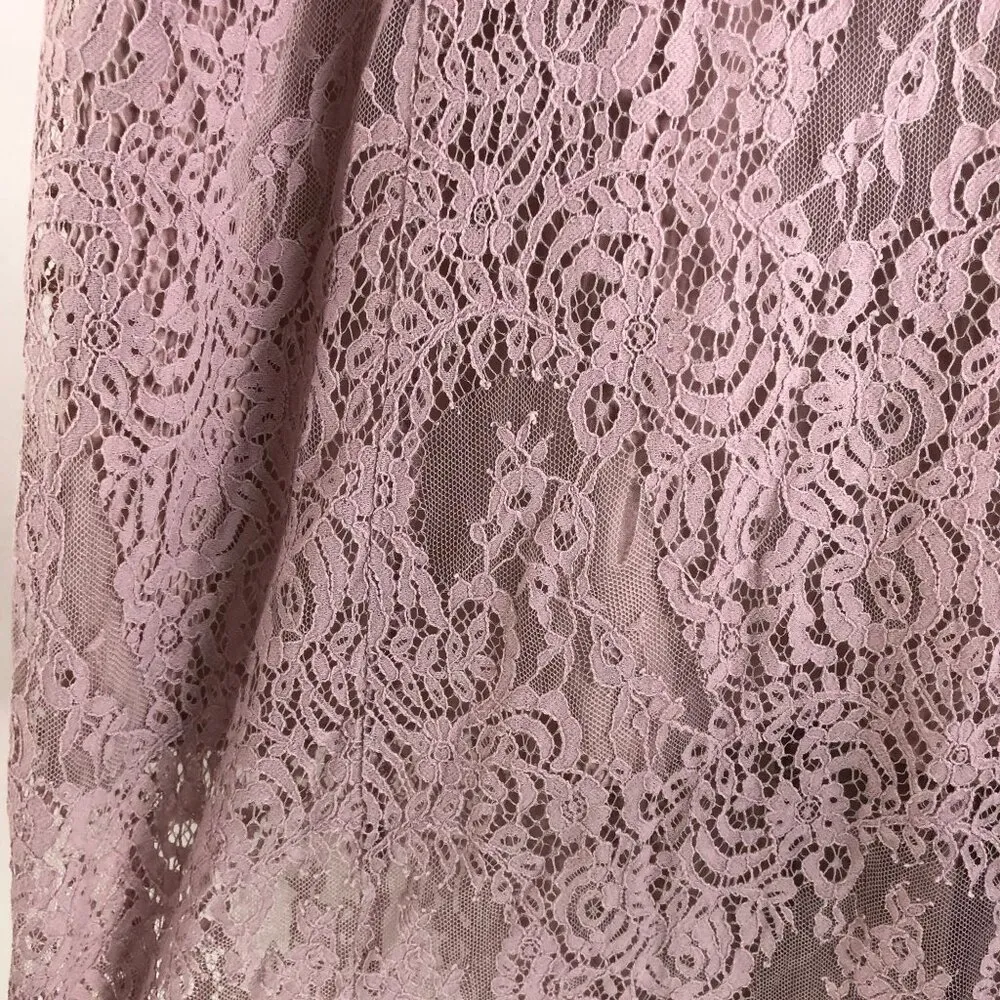 Keepsake Sense Dress Lace Overlay Sleeveless Pink Size 10 - Image 5