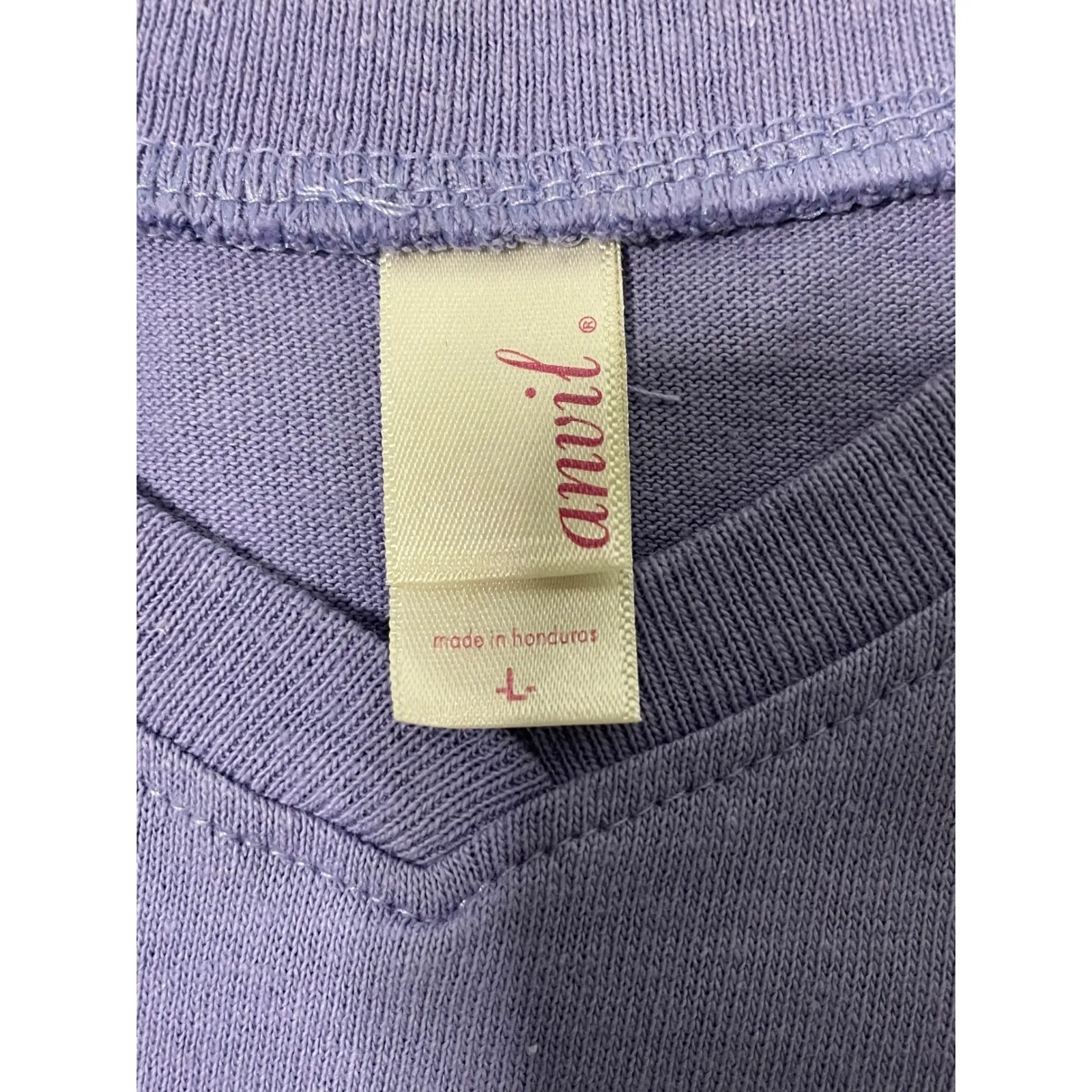 Vintage I Love Lucy Vitameatavegamin Graphic Purple V Neck Short Sleeve  Large - Image 5