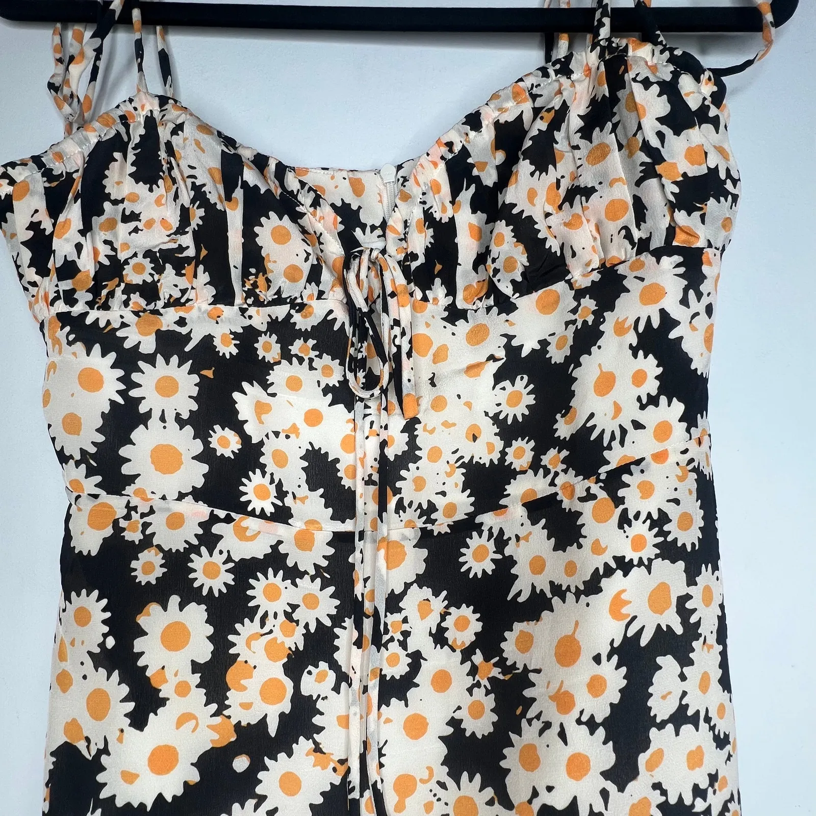 Realisation Par The Devon Silk Flower Power Mini Slip Dress Size Large - Image 9