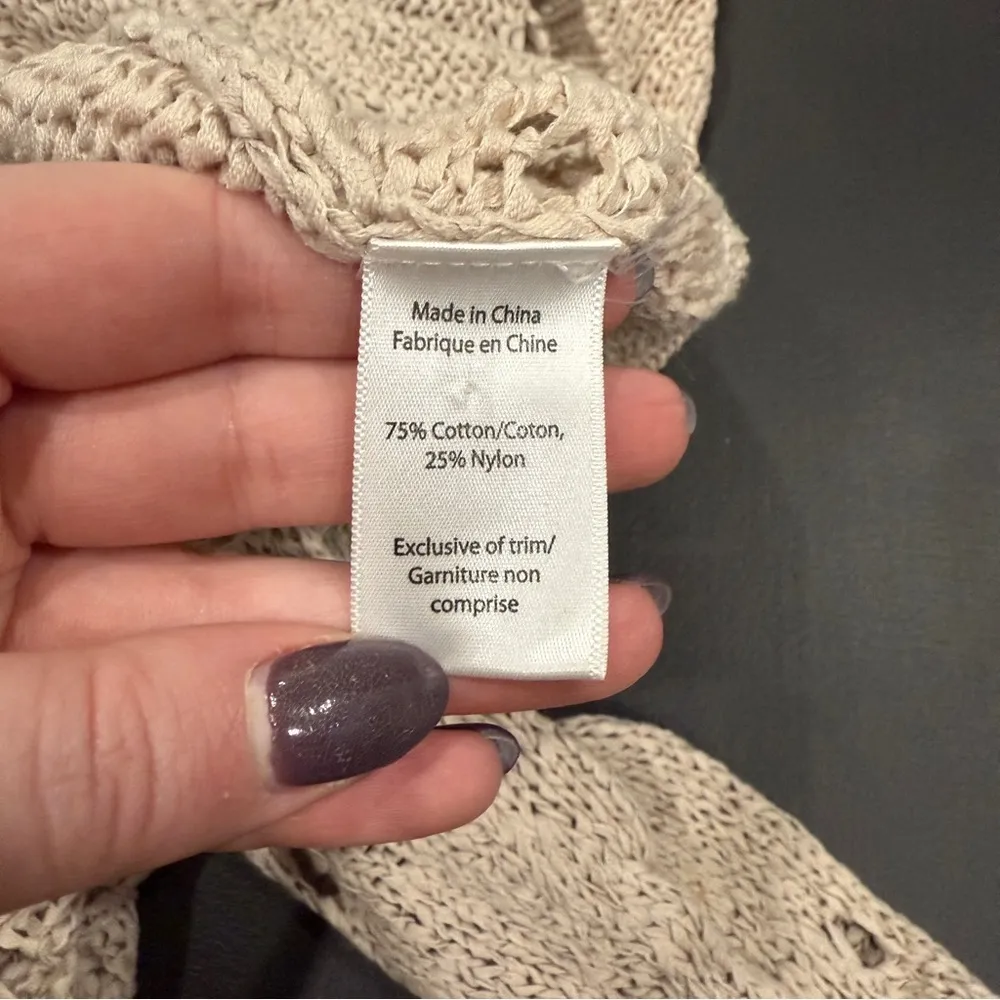 Left on Houston by Anthropologie Textured Open Front Cardigan - Image 6