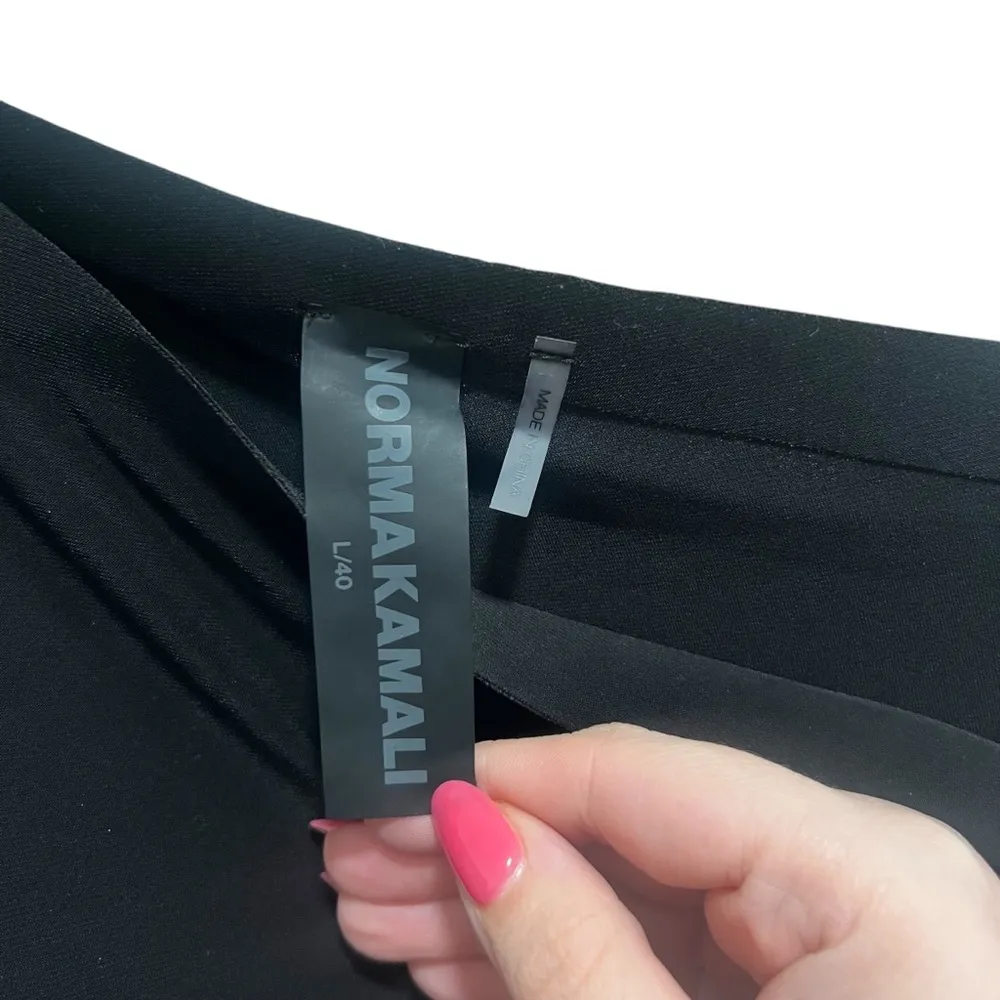 NEW NWT Norma Kamali One Shoulder Fishtail Midcalf Midi Dress In Black - Image 10