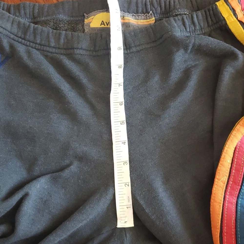 Aviator Nation Blue Chic Edgy Feminine  Trendy Retro Athleisure Pants Size M - Image 8