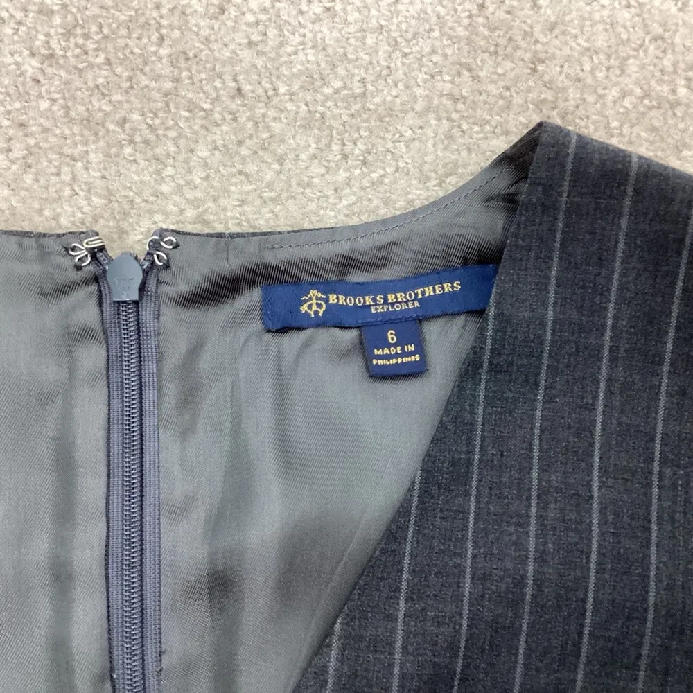 Brooks Brothers Explorer Pinstripe Dress Size 6 - Image 7