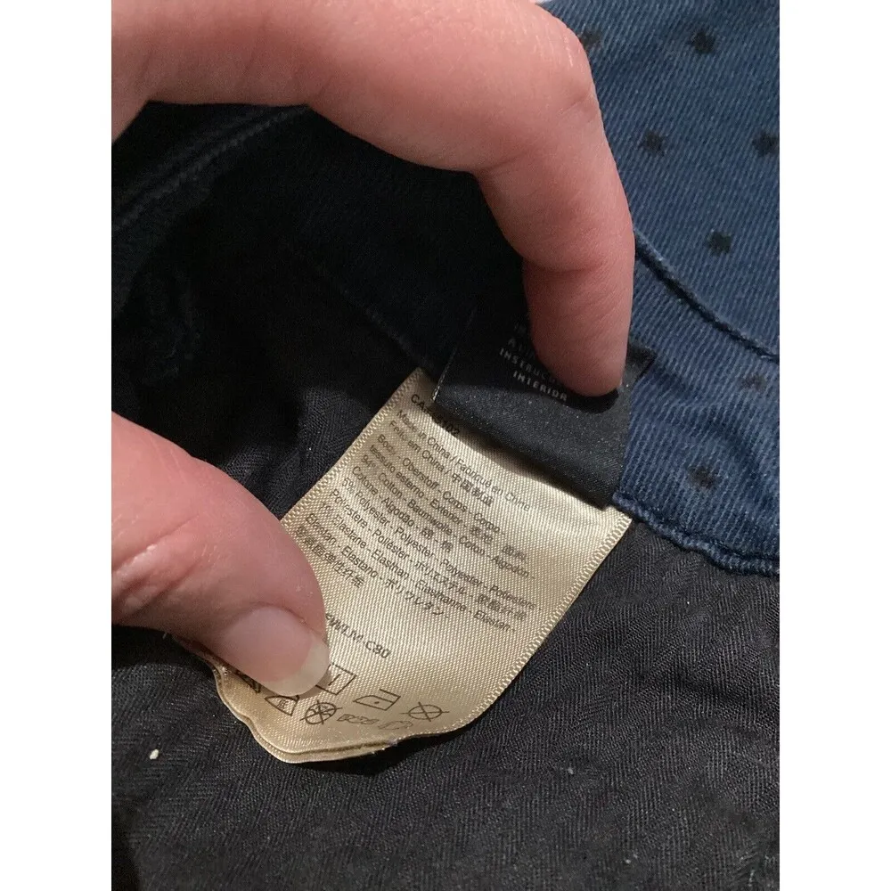 Scotch & Soda Navy Blue Mid Rie Skinny Jeans Star Printed 26 - Image 9