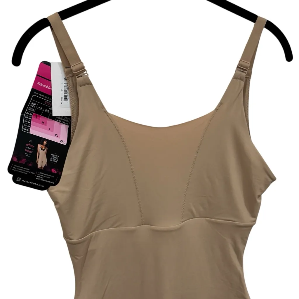 NEW Maidenform Tummy Control Shapewear Bodysuit Slimming High Waist Women's L - Image 8