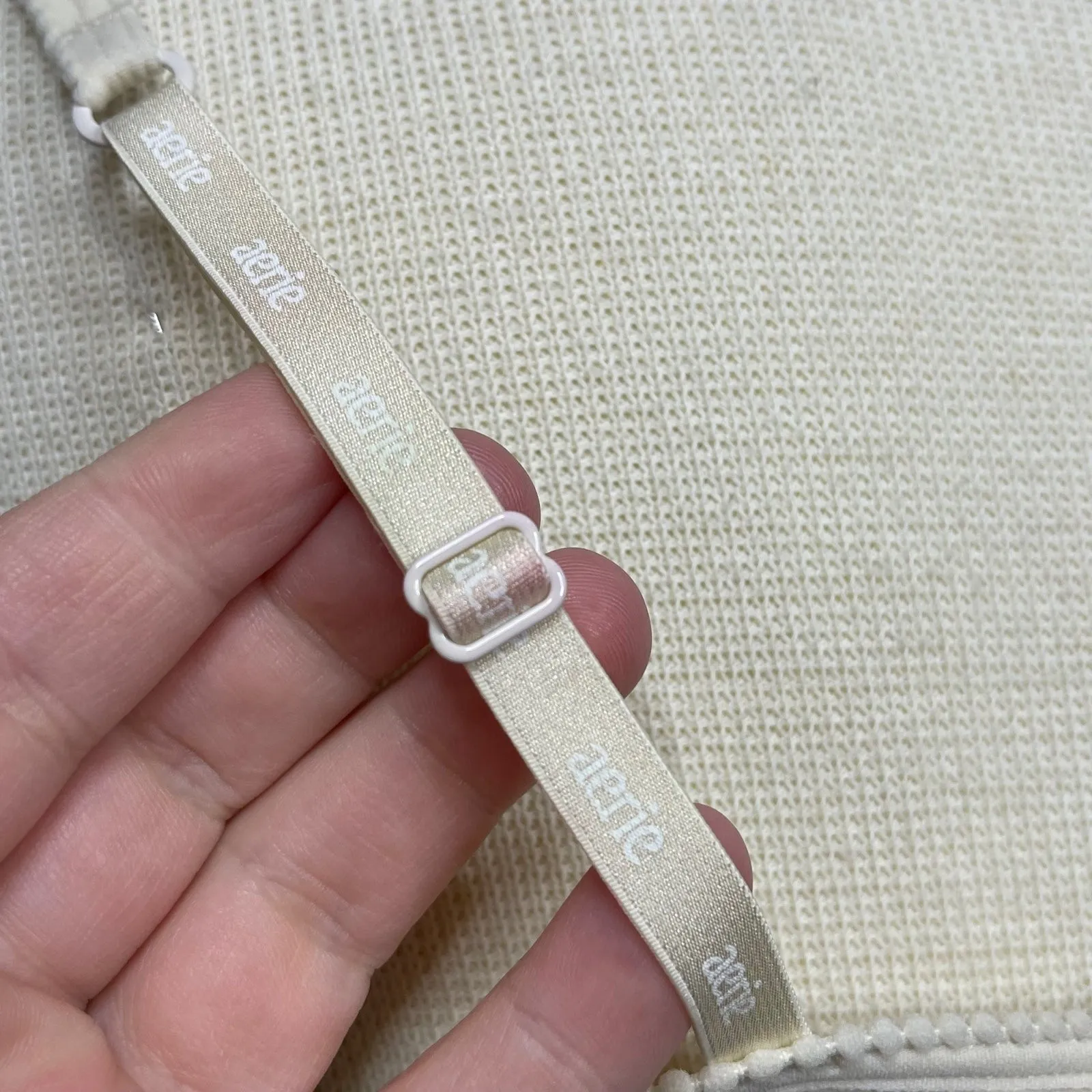 Aerie Woman’s Beige Full Coverage Lightly Lined T-shirt Bra Size 38C - Image 6