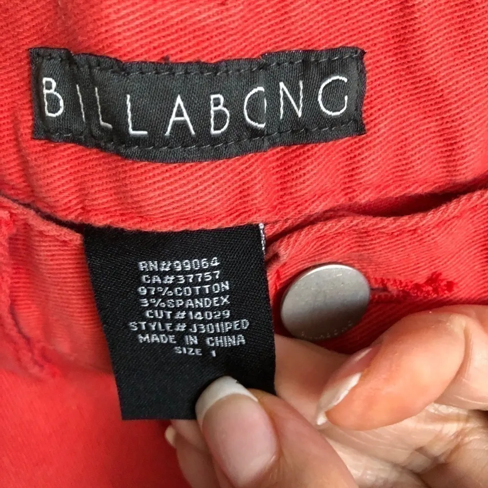 Billabong Orange Peddler‎ Cropped Skinny Jeans - Image 5