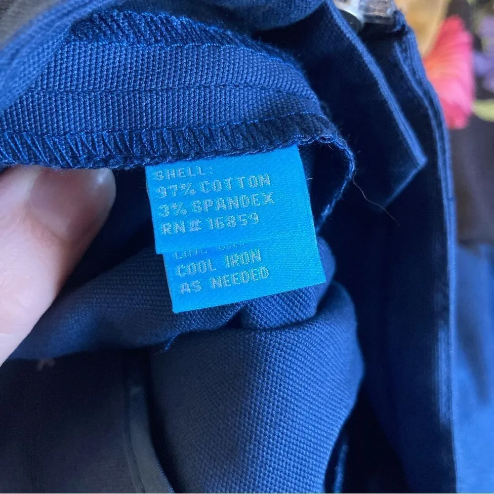 J MCLAUGHLIN Navy Cotton Pants Size 2 - Image 8