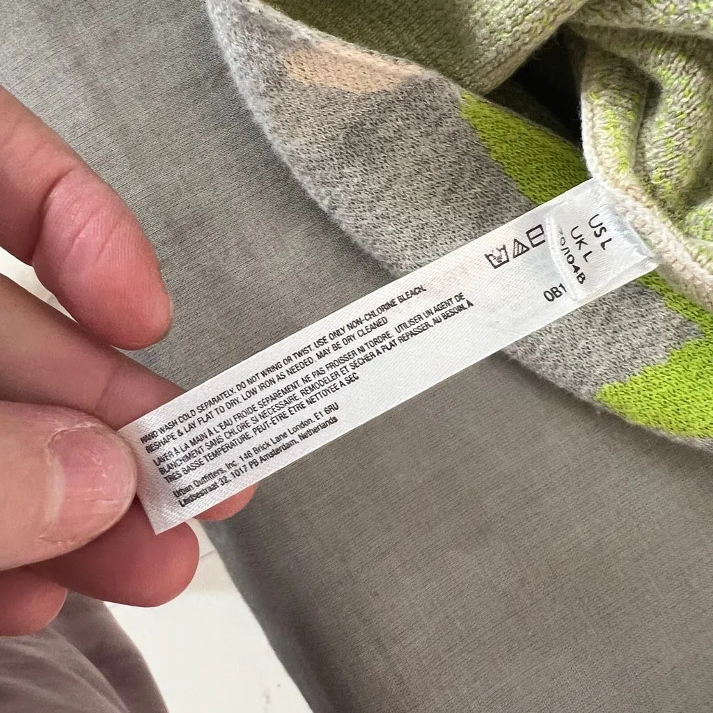 Anthropologie daily practice hazy days pull over sweater size large - Image 10