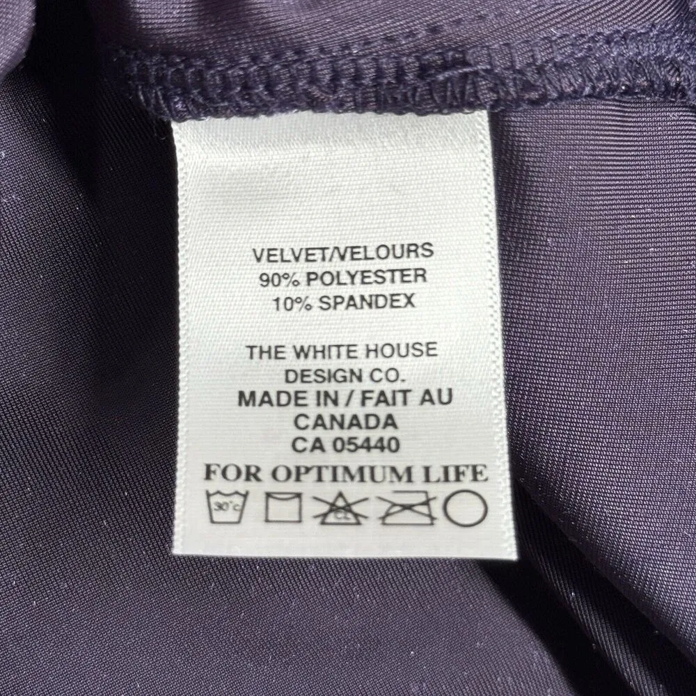 Sympli Shirt Women 12 Purple Velvet Blouse Whimsy Gothic Witchy Dark Fairy Gypsy - Image 7