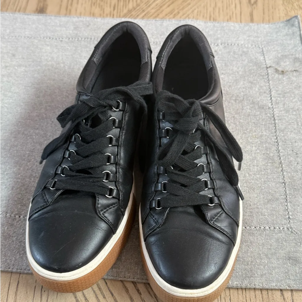 Caslon Andes Lea Black Leather Walking lace-up sneaker Women's size 7.5 - Image 4
