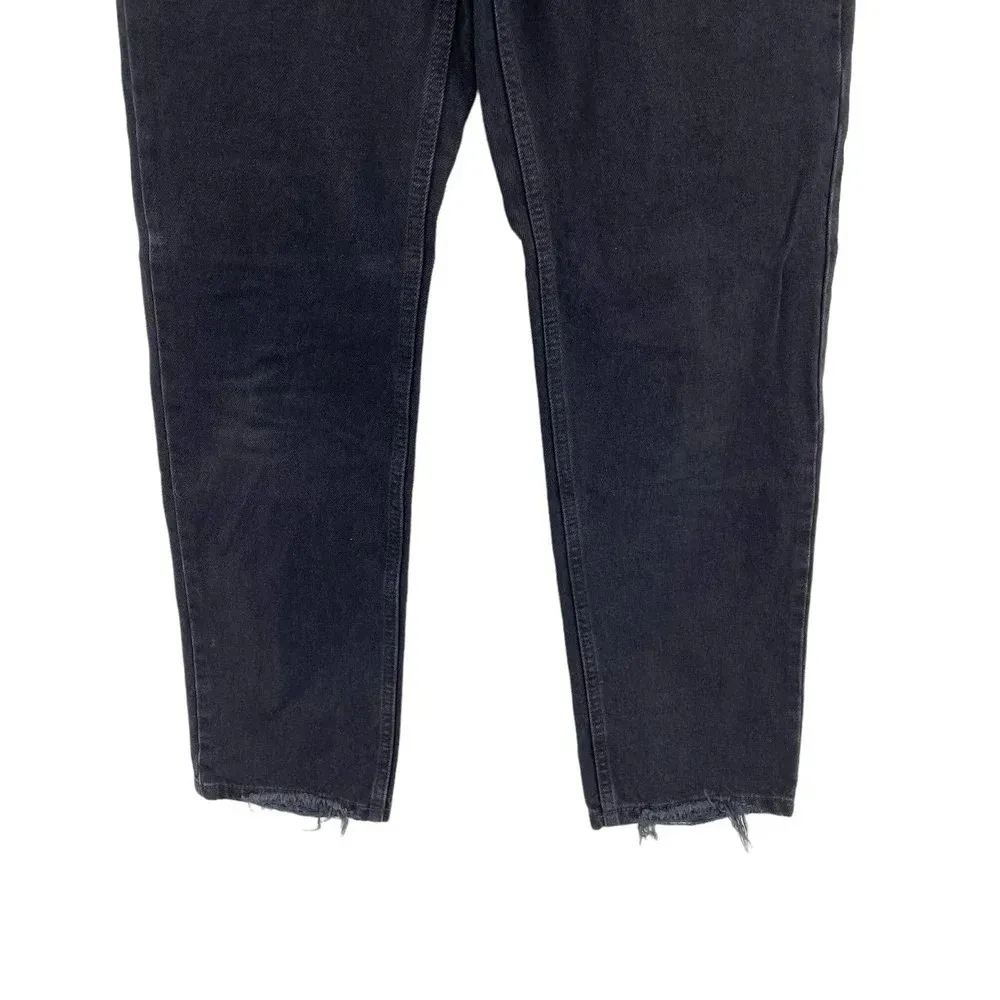 Free People We The Free Dakota Straight Leg Jeans Black‎ Denim Size 25 - Image 5