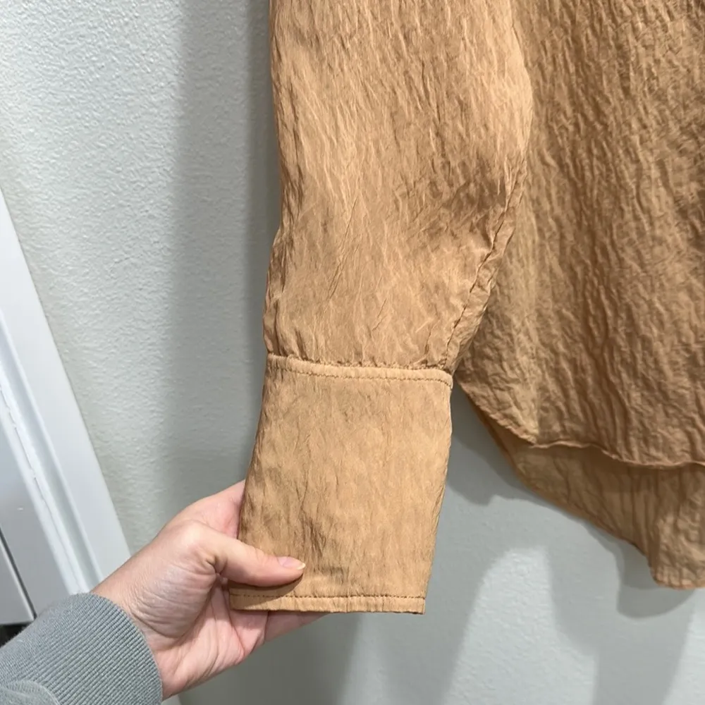 Stitch + Feather Copper Button - Image 2