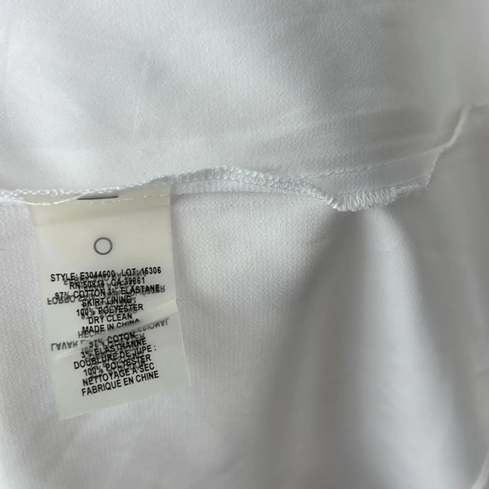 Elie Tahari Ann Tie Poplin Midi Dress White Size 2 $448 [COPY] - Image 12