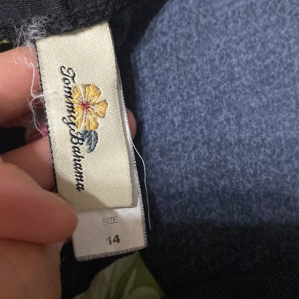 Tommy Bahama Floral High Leg Full Coverage Bikini Bottom Size 14 - Image 2